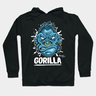 Angry Gorilla Face Hoodie